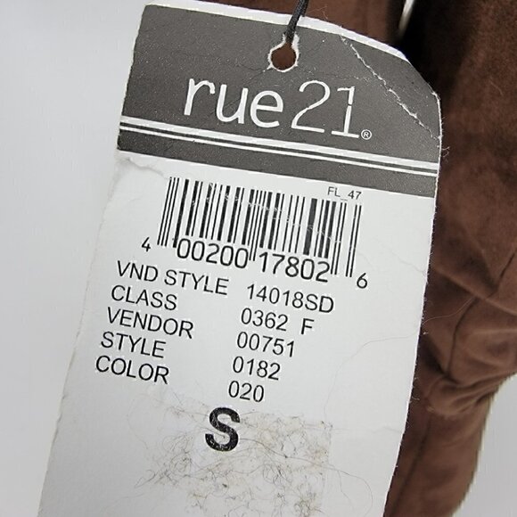 Rue 21 Size 6/7 Brown Vegan Pull on Boot NWT - Picture 5 of 9